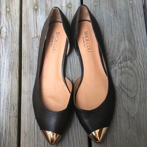 Nasty Gal Black Flats